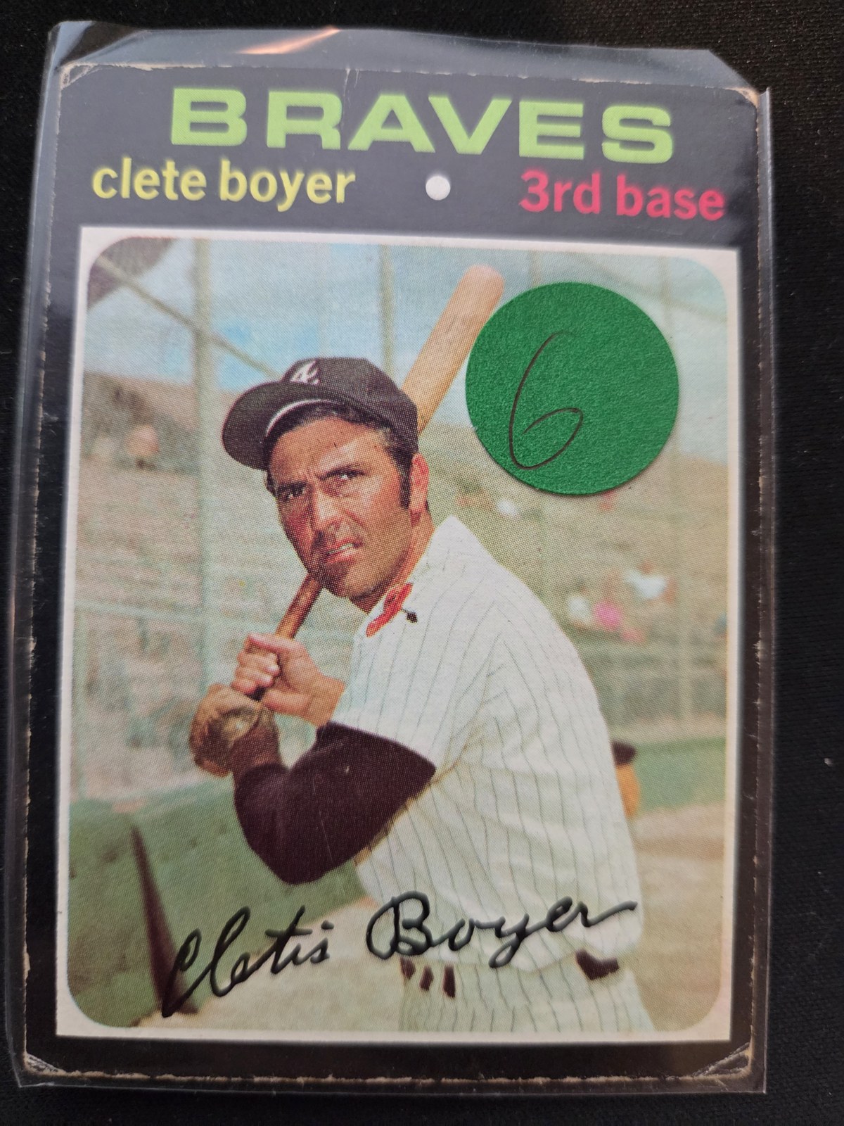 Clete Boyer Topps #374 front