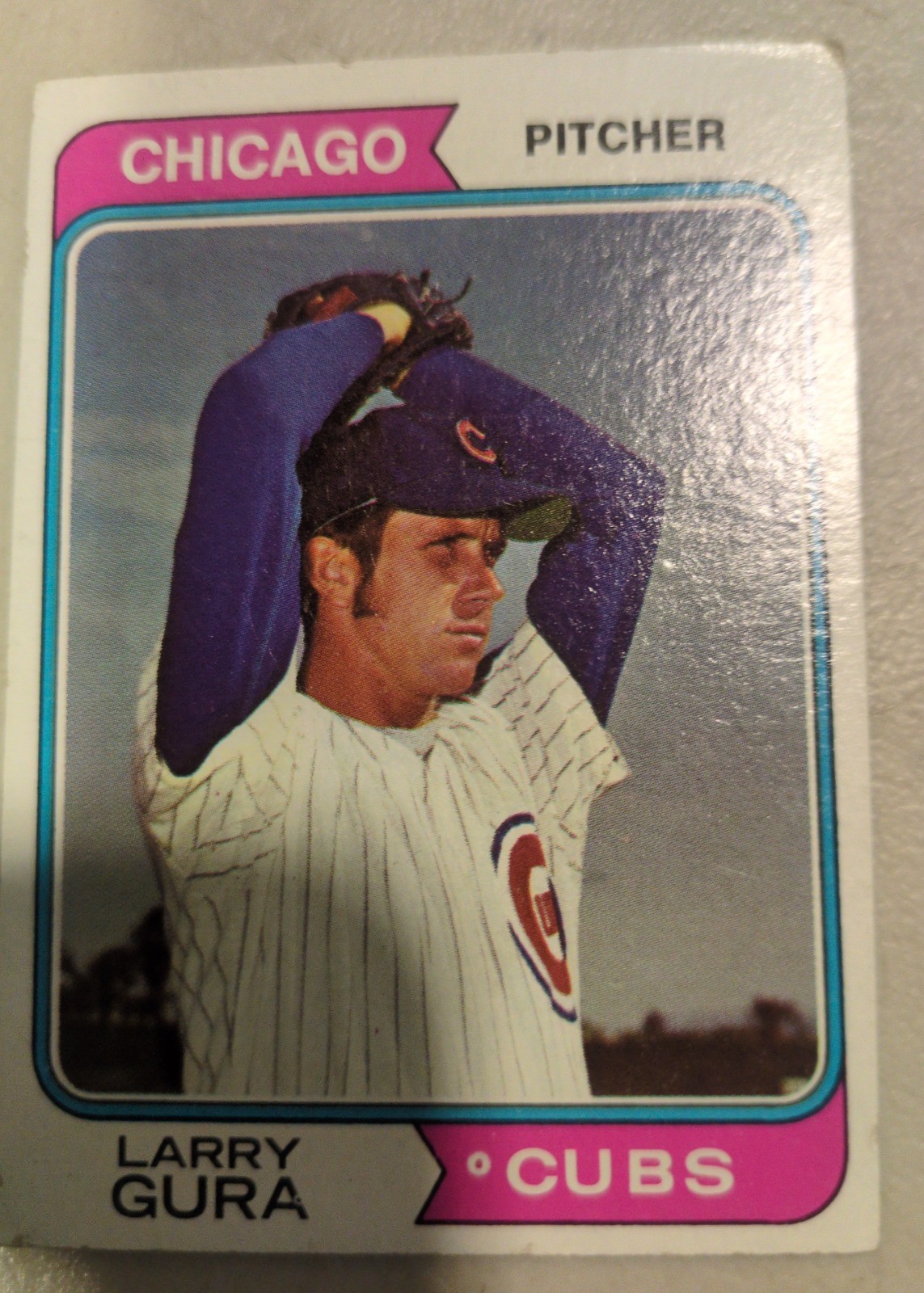 Larry Gura 1974 Topps #616 front