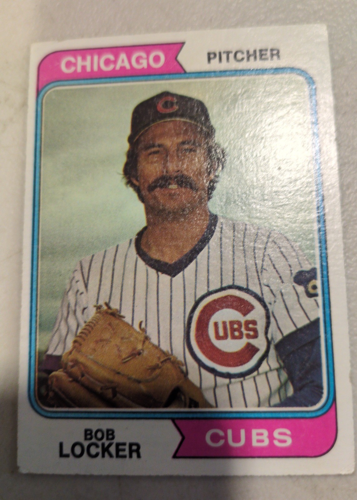 Bob Locker 1974 Topps #62 front