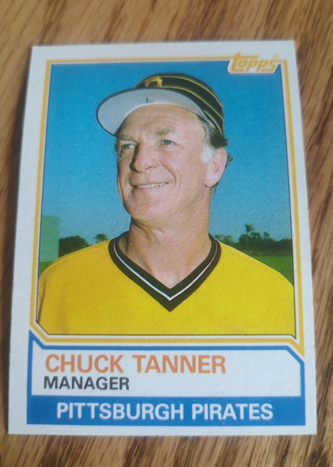 Chuck Tanner 1983 Topps #696 front