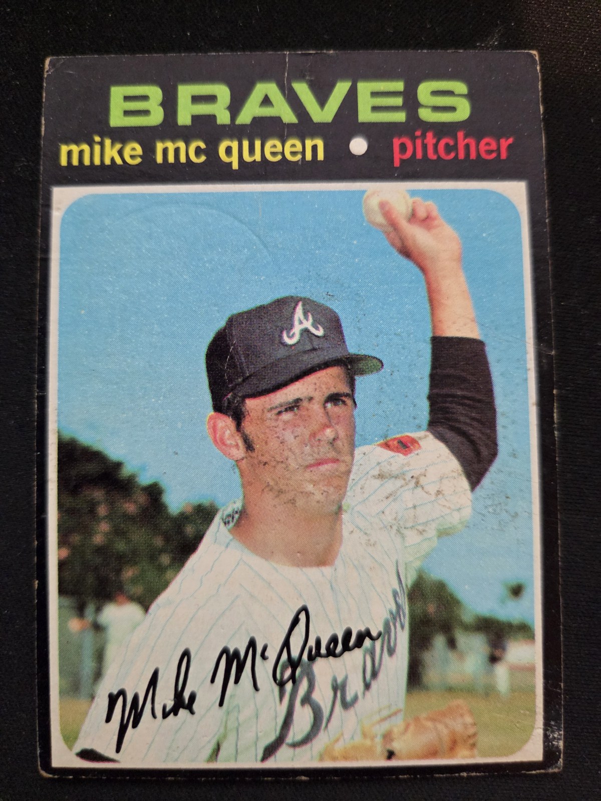 Mike McQueen Topps #8 front