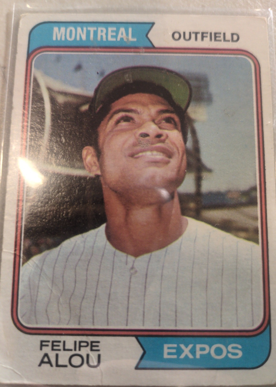 Felipe Alou 1974 Topps #485 front