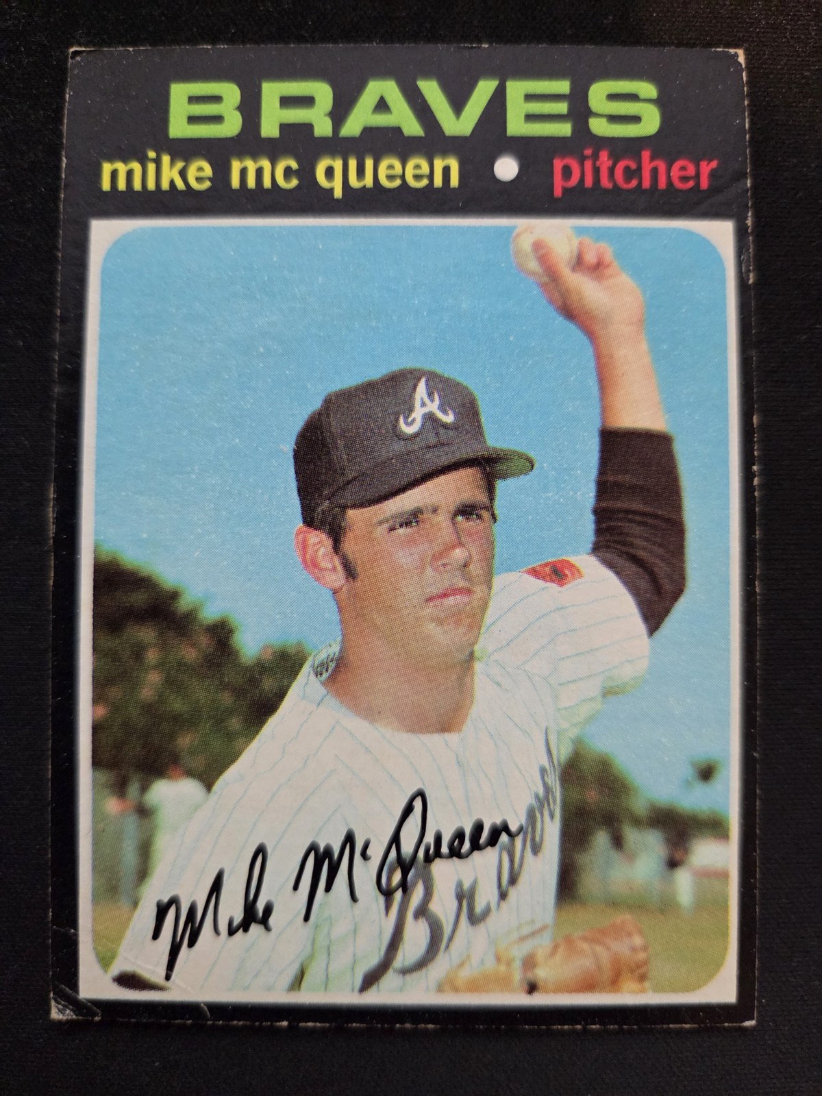 Mike McQueen Topps #8 front