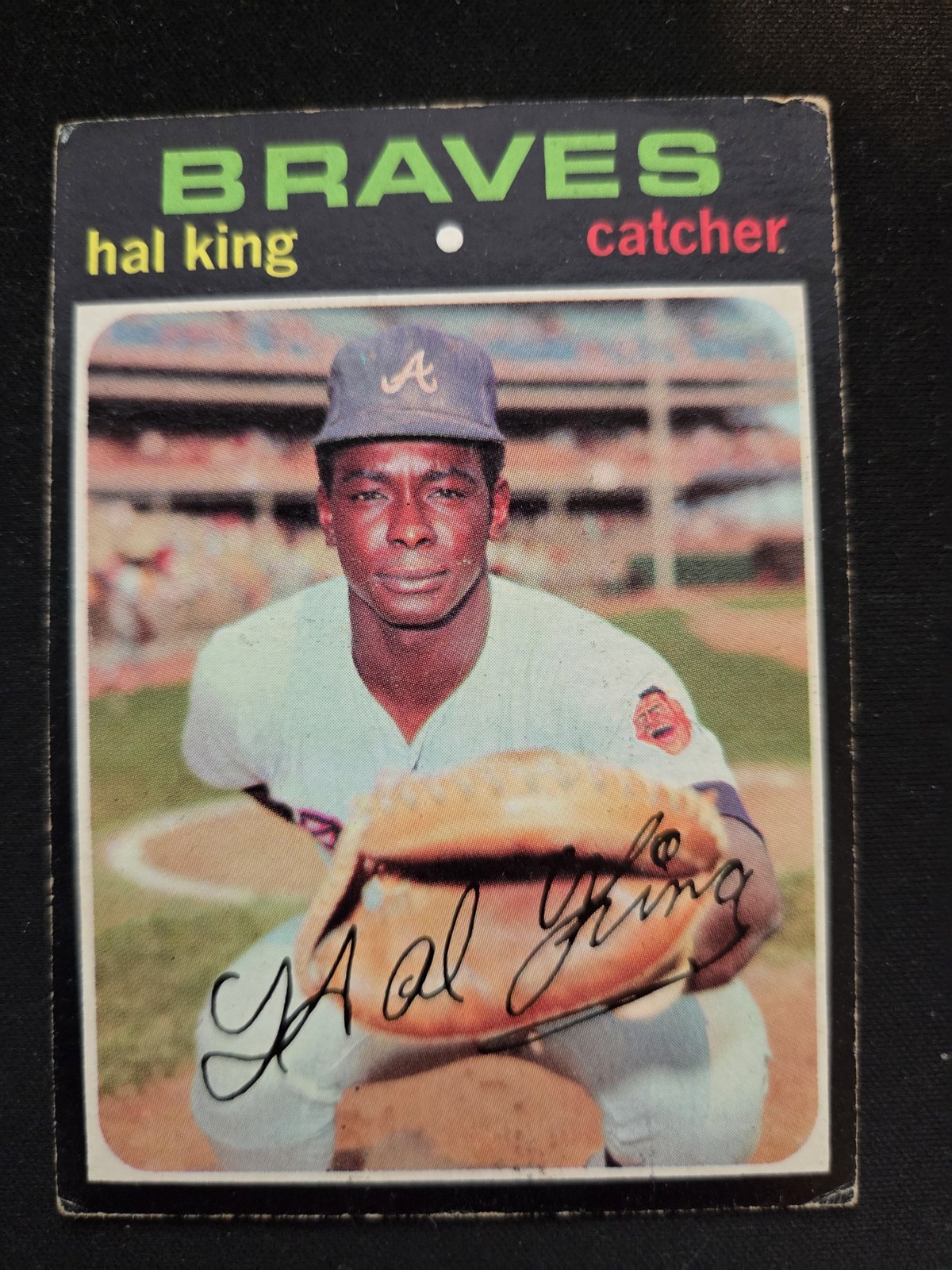 Hal King Topps #88 front