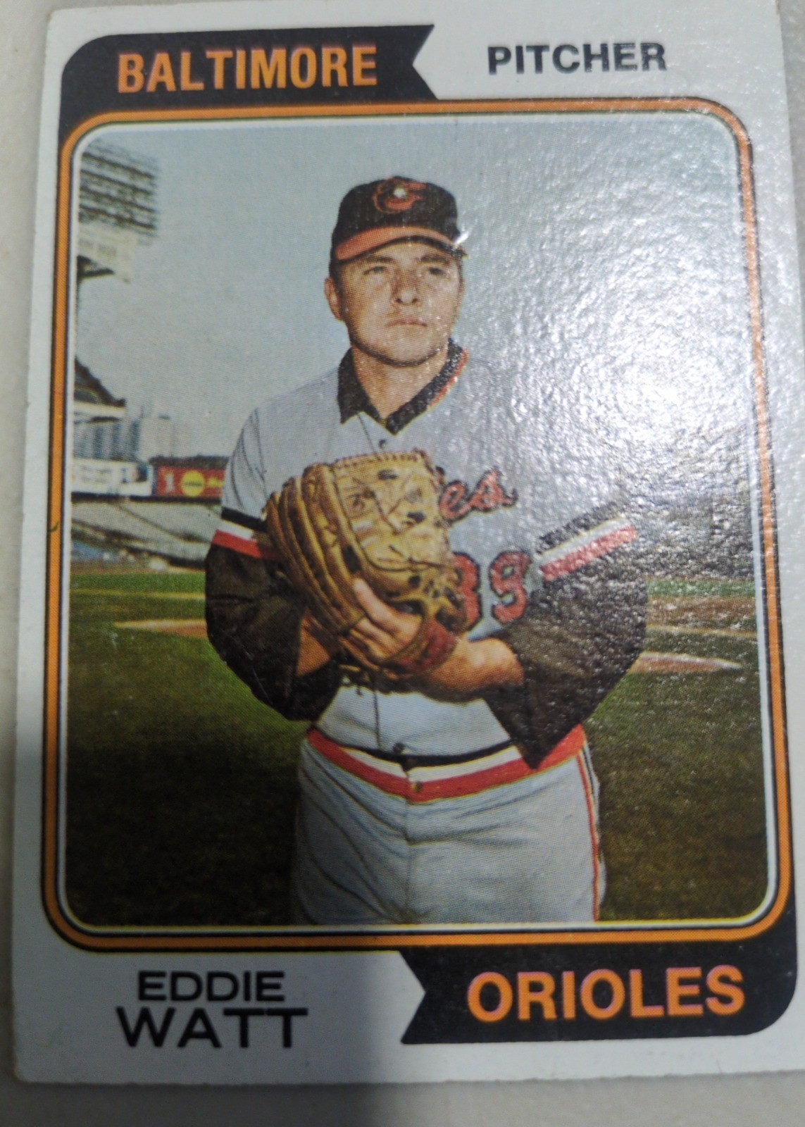 Eddie Watt 1974 Topps #534 front