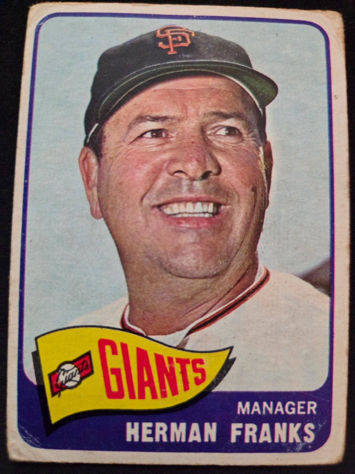 Herman Franks 1965 Topps #32 front