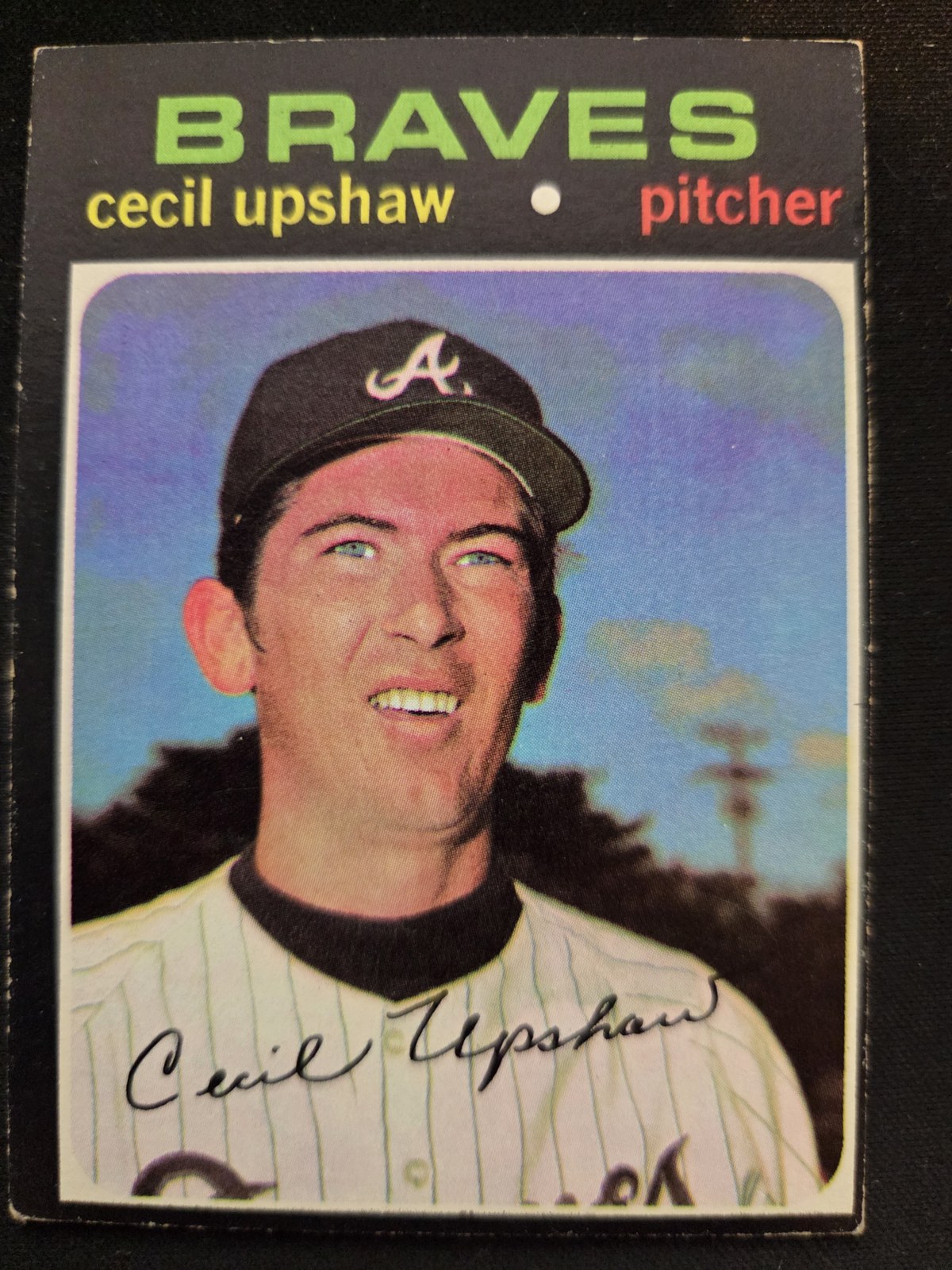Cecil Upshaw Topps #223 front