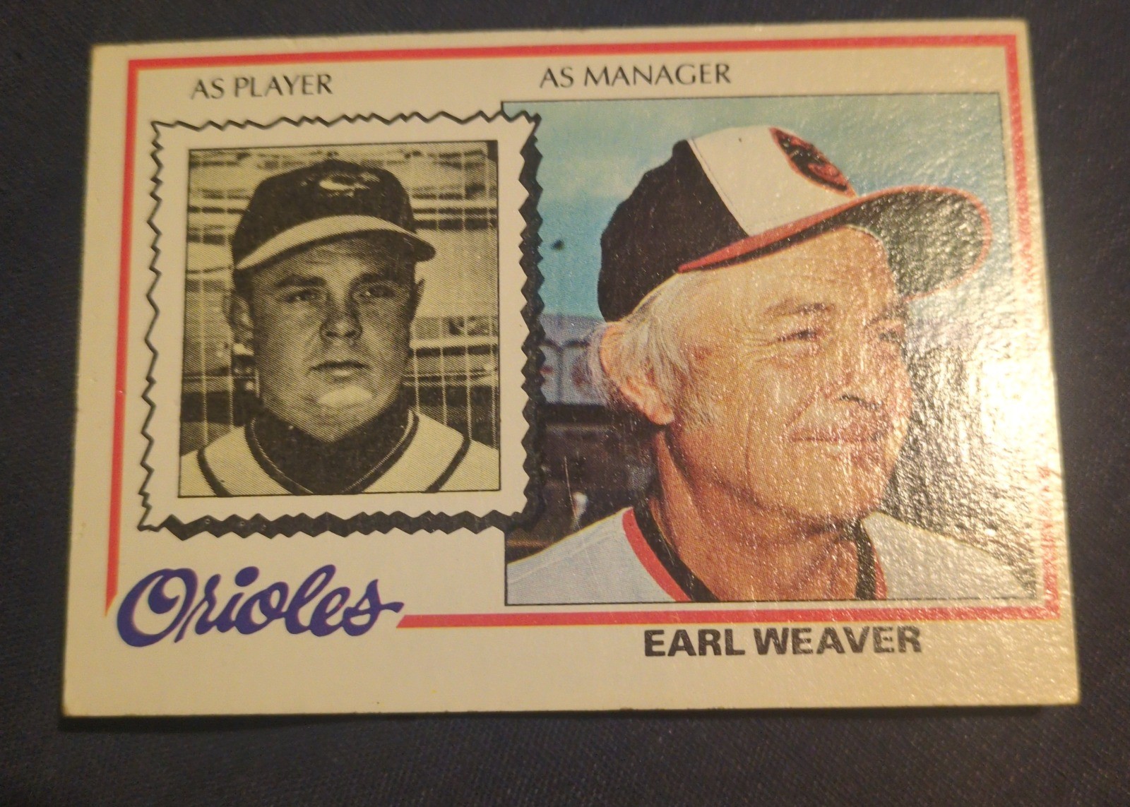 Earl Weaver 1977 Topps #211 front